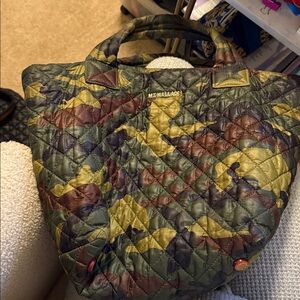 MZ Wallace Mini Metro Tote Deluxe Camouflage